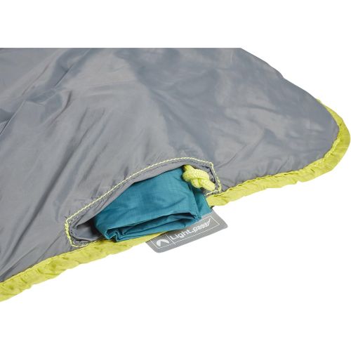 Lightspeed Outdoors Sundown Camp Blanket, Nylon Ripstop, Fluffy Down Alternative, Packable, 77 x 55