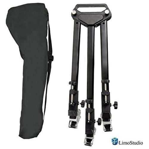  LimoStudio Camera & Camcorder Tripod Dolly, 3 Wheels with Safety Lock for Professional Studio Use, Including Premium Convenient Carrying Bag, Photography Studio, AGG2552