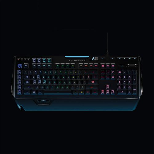 로지텍 Logitech G910 Orion Spark RGB Mechanical Gaming Keyboard  9 Programmable Buttons, Dedicated Media Controls