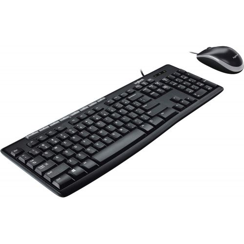 로지텍 Visit the Logitech Store Logitech Media Combo MK200 Full-Size Keyboard and High-Definition Optical Mouse