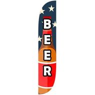 [아마존베스트]LookOurWay Beer American Flag Feather Flag, 12-Feet
