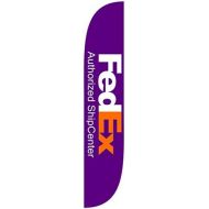 [아마존베스트]LookOurWay FedEx Authorized Ship Center Feather Flag, 12