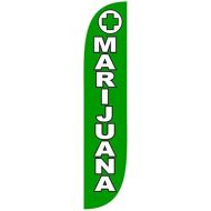 [아마존베스트]LookOurWay Marijuana Feather Flag, 12