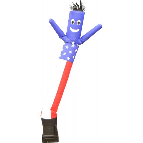  [아마존베스트]LookOurWay 6ft Air Dancers Inflatable Tube Man Complete Set 1/4 HP Sky Dancer Blower