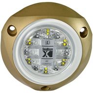 Lumitec SeaBlazeX LED Underwater Boat Light, Surface Mount, Strobe, Cross Fade