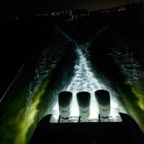  Lumitec SeaBlazeX LED Underwater Boat Light, Surface Mount, Strobe, Cross Fade