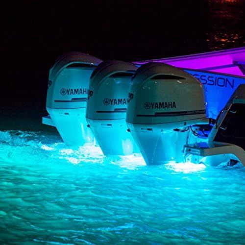  Lumitec SeaBlazeX LED Underwater Boat Light, Surface Mount, Strobe, Cross Fade