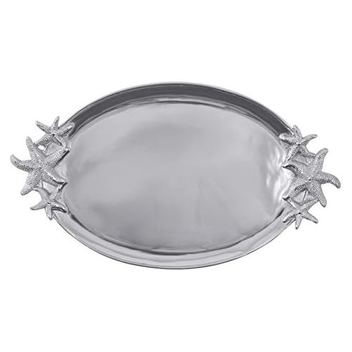  Mariposa Starfish Handled Oval Platter