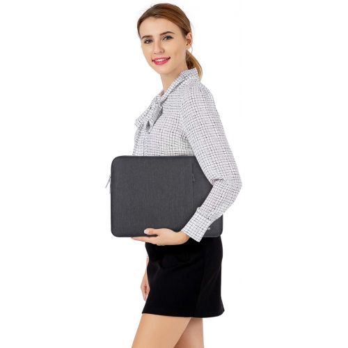  [아마존베스트]MOSISO Laptop Sleeve Bag Compatible 13-13.3 Inch MacBook Pro, MacBook Air, Notebook Computer, Vertical Style Water Repellent Polyester Protective Case Cover with Pocket, Space Gray