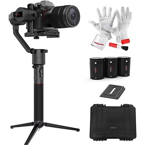  Moza MOZA AirCross 3 Axis Handheld Gimbal for Mirrorless Camera up to 3.9lb1800g Parameter Auto-Tuning Long Exposure Time-lapse 4 Gimbal Mode 12hrs Runtime Multi-Control Methods