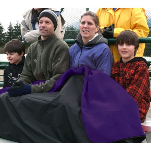  Mambe Extreme Weather 100% WaterproofWindproof Outdoor Blanket, Camping Blanket Stadium Blanket Premium Stuff Sack Made in the USA