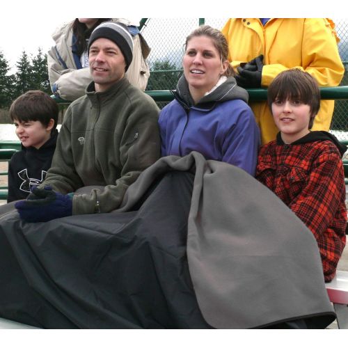  Mambe Extreme Weather 100% WaterproofWindproof Outdoor Blanket, Camping Blanket Stadium Blanket Premium Stuff Sack Made in the USA