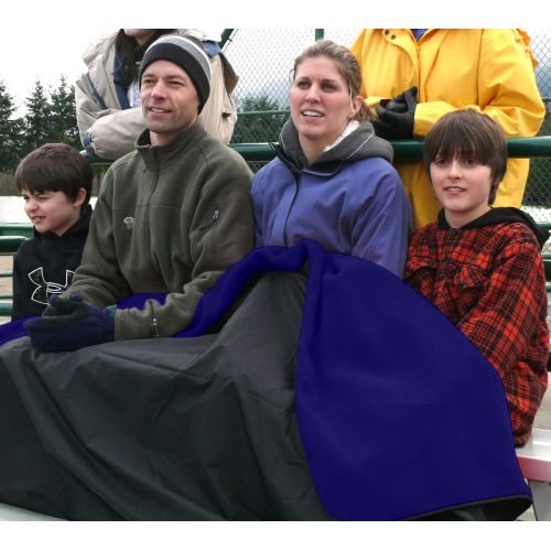  Mambe Extreme Weather 100% WaterproofWindproof Outdoor Blanket, Camping Blanket Stadium Blanket Premium Stuff Sack Made in the USA