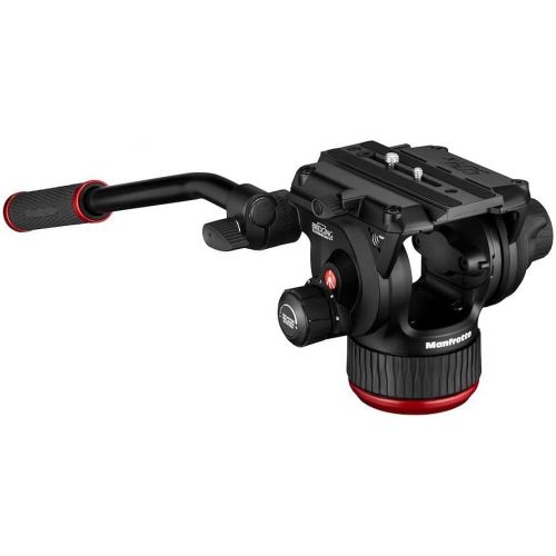  Manfrotto MVH502A,546BK-1 Professional Fluid Video System with Aluminum Legs and Mid Spreader (Black)