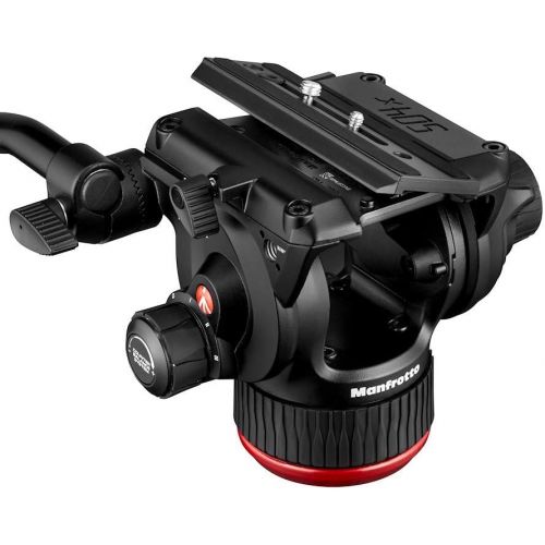  Manfrotto MVH502A,546BK-1 Professional Fluid Video System with Aluminum Legs and Mid Spreader (Black)