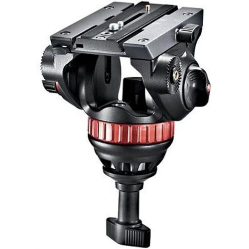  Manfrotto MVH502A,546BK-1 Professional Fluid Video System with Aluminum Legs and Mid Spreader (Black)