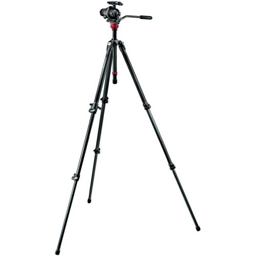  Manfrotto 755CX3-M8Q5 Tripod Kit with Photo Movie Head and Carbon Fiber Tripod