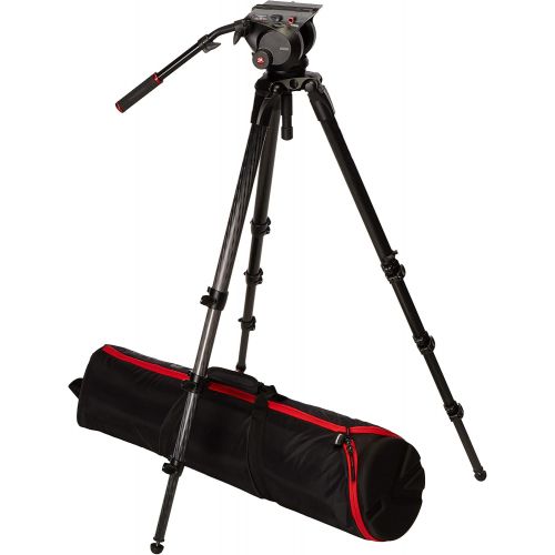  Manfrotto 509HD Video Head with 536 Carbon Fiber Tripod Legs