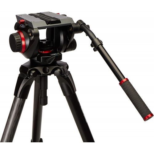  Manfrotto 509HD Video Head with 536 Carbon Fiber Tripod Legs