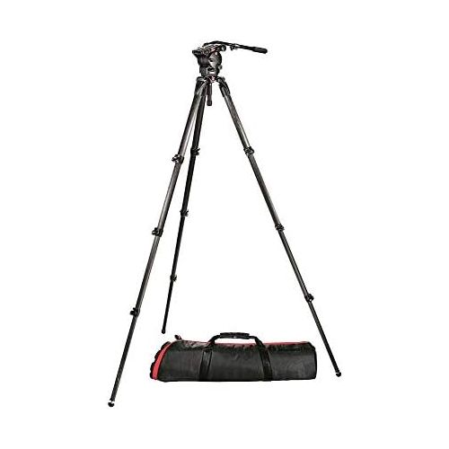  Manfrotto 526,536K Video Tripod Kit Includes 526 Video Head and 536 Tripod Legs (Black)