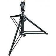 Manfrotto 070BU Black Follow Spot Stand with Leveling Leg - Special Order Only