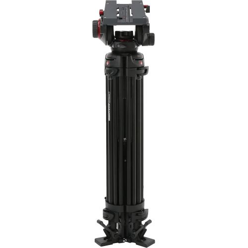  Manfrotto 509HD Video Head with 545GB Tripod Legs and Ground Level Spreader