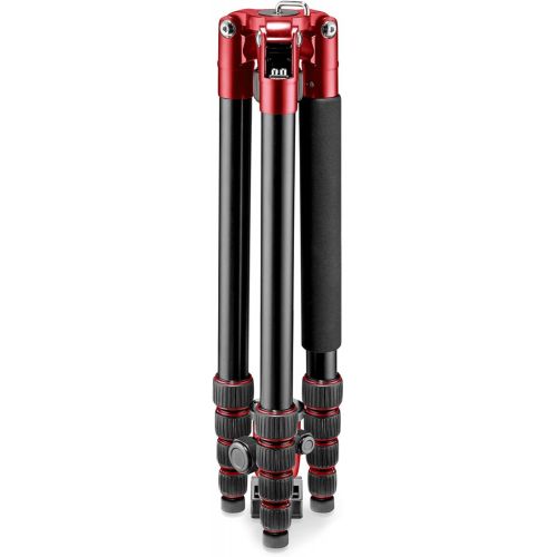  Manfrotto Tripod, Lightweight Element Traveler Big Red (MKELEB5RD-BH)