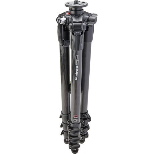  Manfrotto MT057C4-G 057 Carbon Fiber 4 Section Tripod with Geared Center Column