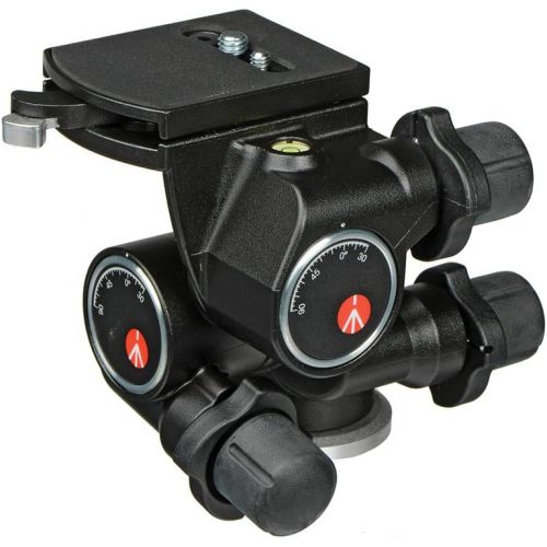  Manfrotto 808RC4 3-Way Standard Head with Quick Release Plate 410PL (Black)