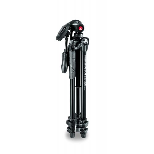  Manfrotto MK290LTA3-3WUS 290 Light 3-Way Head Kit (Black)