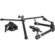 Manfrotto 143 Magic Arm Kit with Umbrella Bracket Super Clamp and Backlite Base