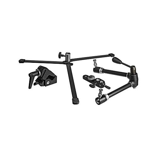  Manfrotto 143 Magic Arm Kit with Umbrella Bracket Super Clamp and Backlite Base