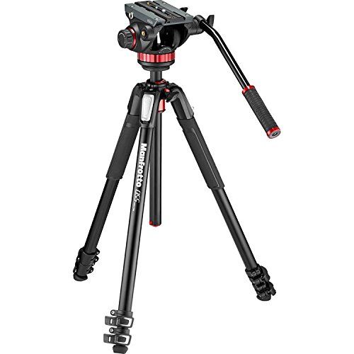  Manfrotto MVK502055XPRO3 Photo Video Hybrid Kit with 502 Series Head, Black