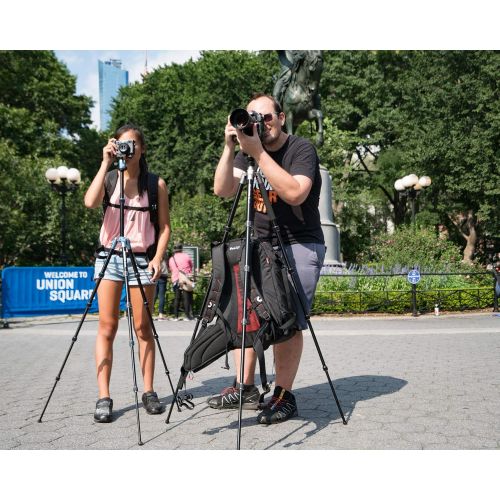  Manfrotto Tripod, Lightweight Element Traveler Small Red (MKELES5RD-BH)