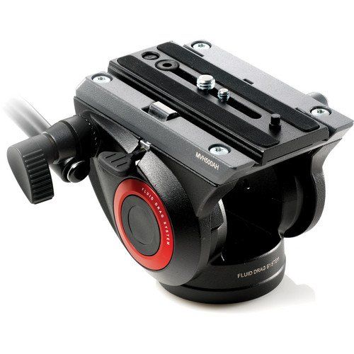  Manfrotto MVK500190X3 Photo Video Hybrid Kit with 500 Series Head, Black