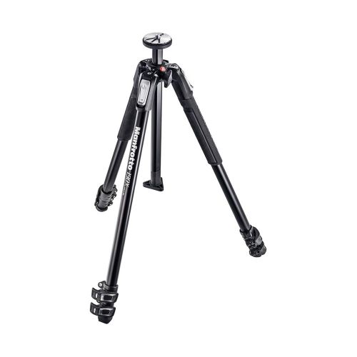  Manfrotto MT190X3 190X 3 Section Aluminum Tripod (Black)