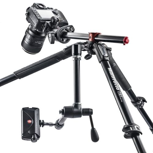  Manfrotto 190XPRO 4-Section Aluminum Tripod with Q90 Column (MT190XPRO4)