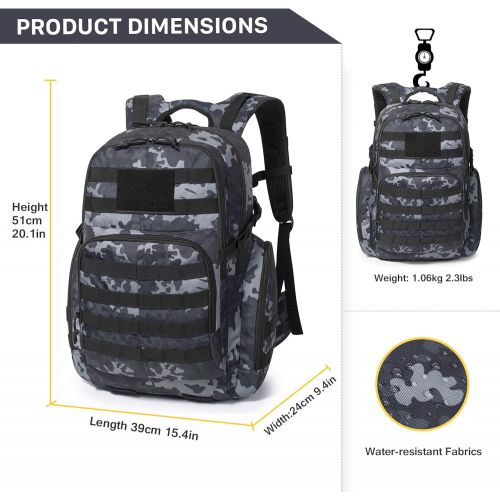  Mardingtop 35L40L Tactical Backpacks Molle Hiking daypacks for Camping Hiking Military Traveling