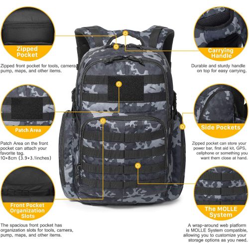  Mardingtop 35L40L Tactical Backpacks Molle Hiking daypacks for Camping Hiking Military Traveling