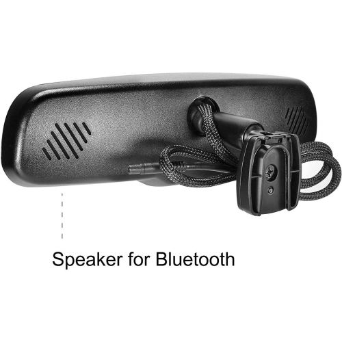  [아마존베스트]Master Tailgaters OEM Bluetooth Rear View Mirror with 4.3 Auto Adjusting Brightness LCD - Universal Fit, Hands Free Calling w/Built in Speaker & Microphone