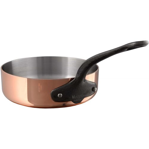  Mauviel 6541.24 MHeritage M250C 2.5mm Copper Saute Pan, 3.2 quart,