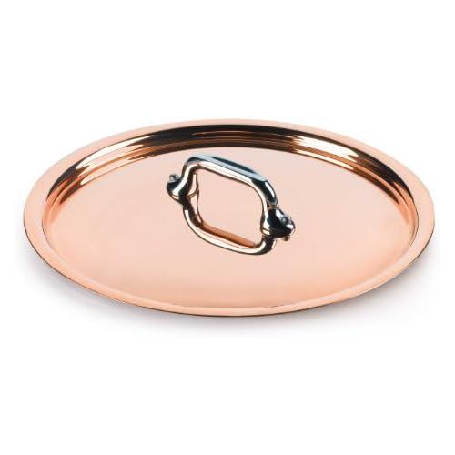  Mauviel Made In France MHeritage Copper 150s 6118.28 11-Inch Lid with Cast Stainless Steel Handle