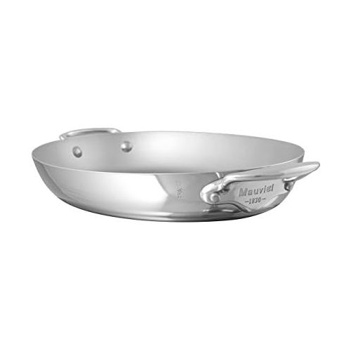  Mauviel 5234.35 35CM CAST SS HDL Mcook Oval pan, 35 x 23, Stainless Steel