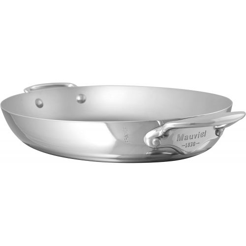  Mauviel 5234.35 35CM CAST SS HDL Mcook Oval pan, 35 x 23, Stainless Steel