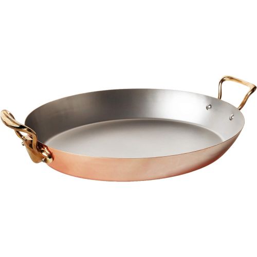  Mauviel 6724.40 MHeritage M150B Copper Oval Pan, 15.7 Bronze Handle