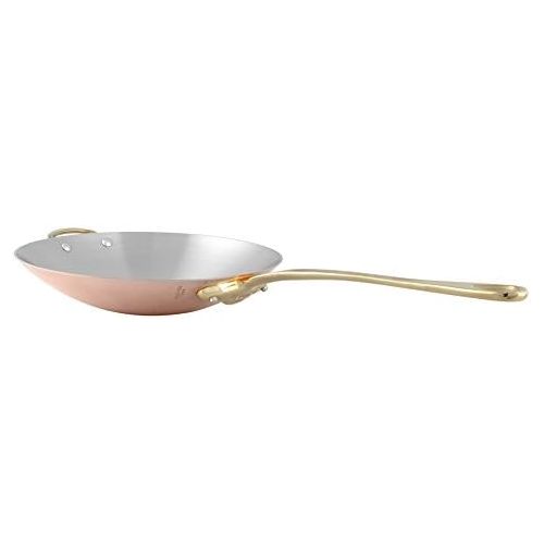  Mauviel 6732.30 MHeritage M150B Copper Wok Pan, 11.8 Bronze Handle