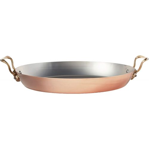  Mauviel 6724.45 MHeritage M150B Copper Oval Pan, 17.7 Bronze Handle