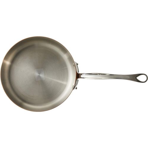  Mauviel Made In France MHeritage Copper M150S 6111.25 3-15-Quart Covered Saute Pan, Cast Stainless Steel Handles.