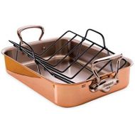 Mauviel Mheritage 150s Rectangular Roasting Pan with Rack