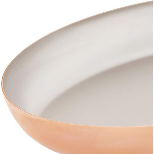  Mauviel 6725.30 MHeritage M150B Copper Oval Frying Pan 11.8 Bronze Handle